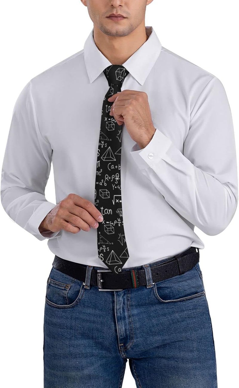 Yilad Tie for Men and Boy Novelty Fun Full Print Men's Necktie Skinny Fashion Narrow Wide - Image 4